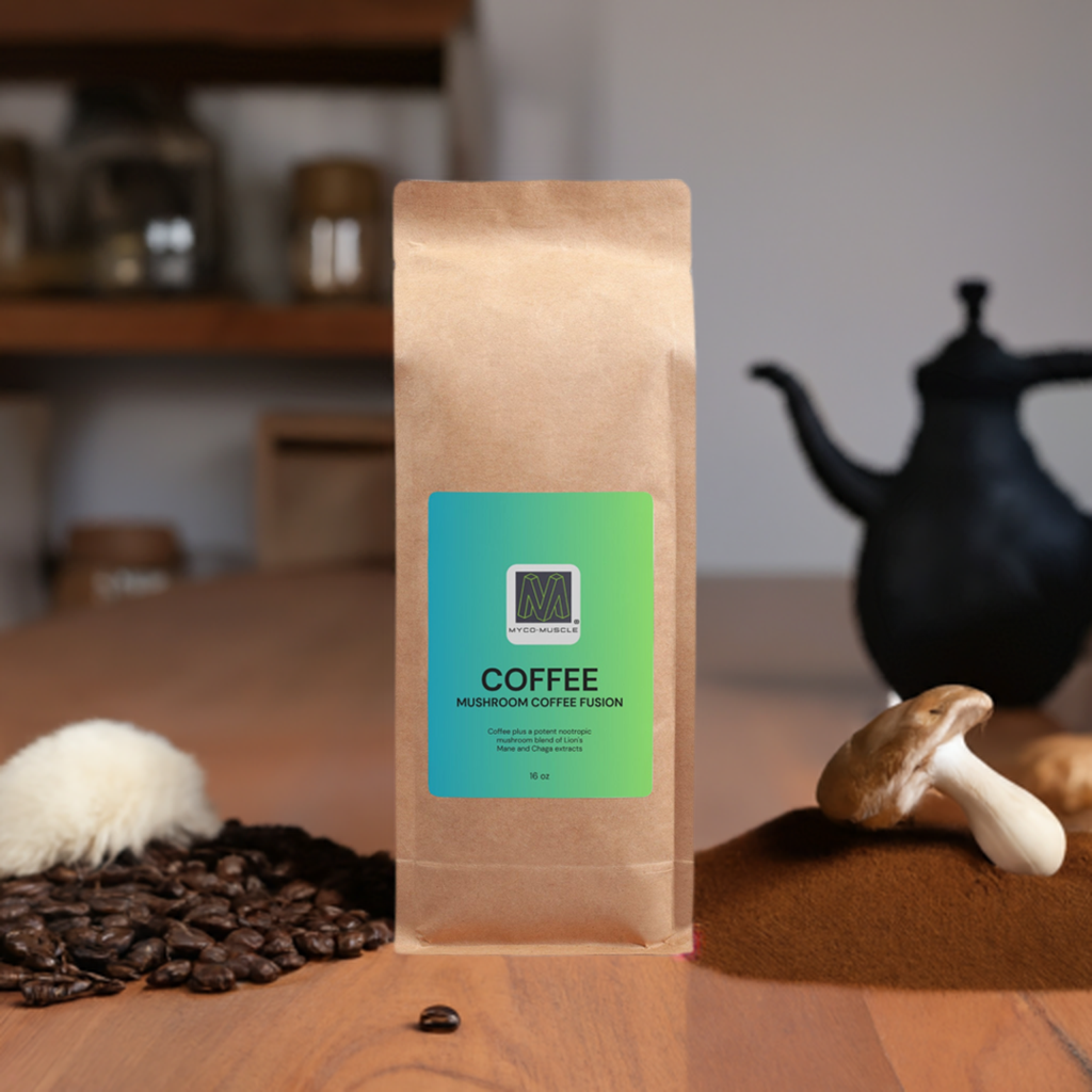 Mushroom Coffee Fusion - Lion’s Mane & Chaga 16oz